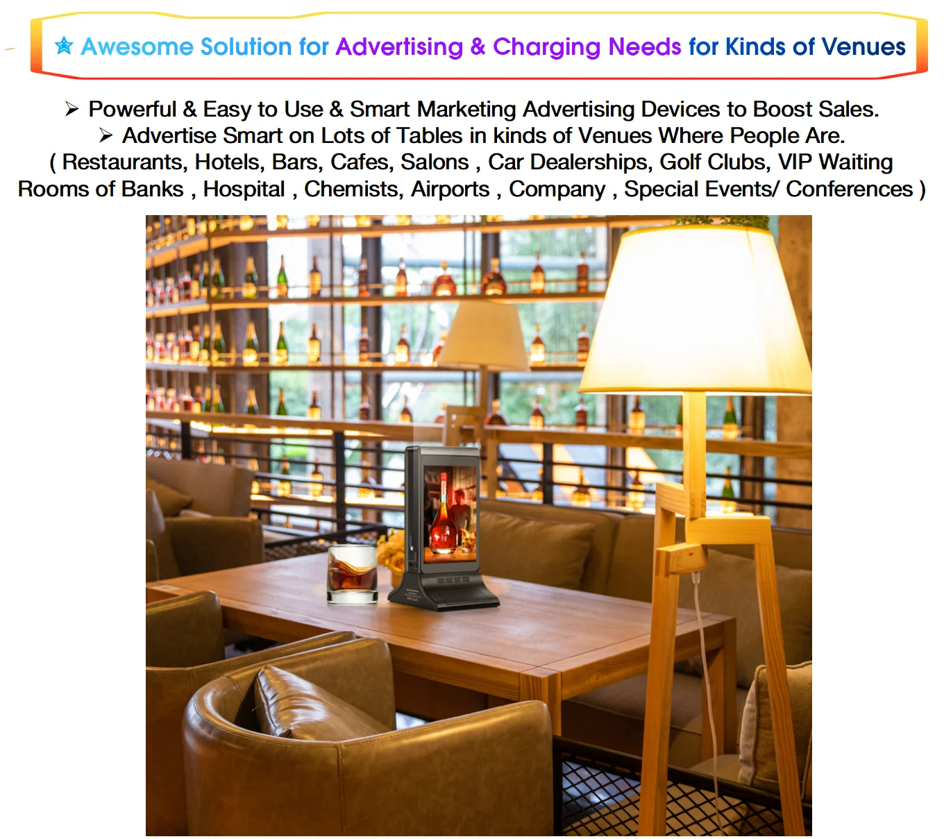 for Android Digital Signage 7 Inch Wifi Small Screen Table Stand AD Display Panel Remote CMS Content Management Video