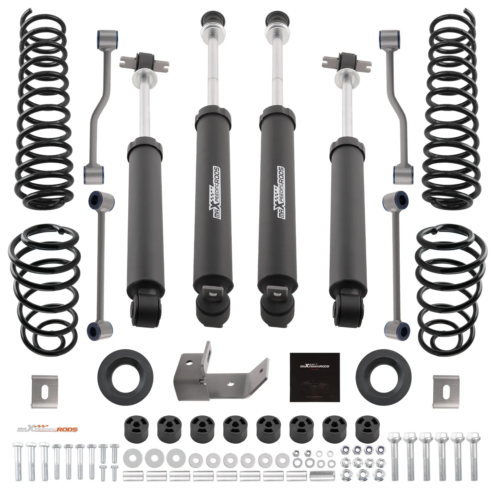 

MaXpeedingrods Factory Front Rear 3.25" Suspension Level Lift Kit for Jeep Wrangler TJ 1997-2002 W/ 6-Cyl Engine High Durability