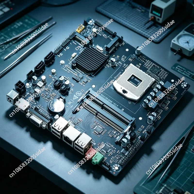 HM65 ITX Industrial Control Motherboard DDR3 COM Interface All In One PC Embedded Board DC 12V-19V