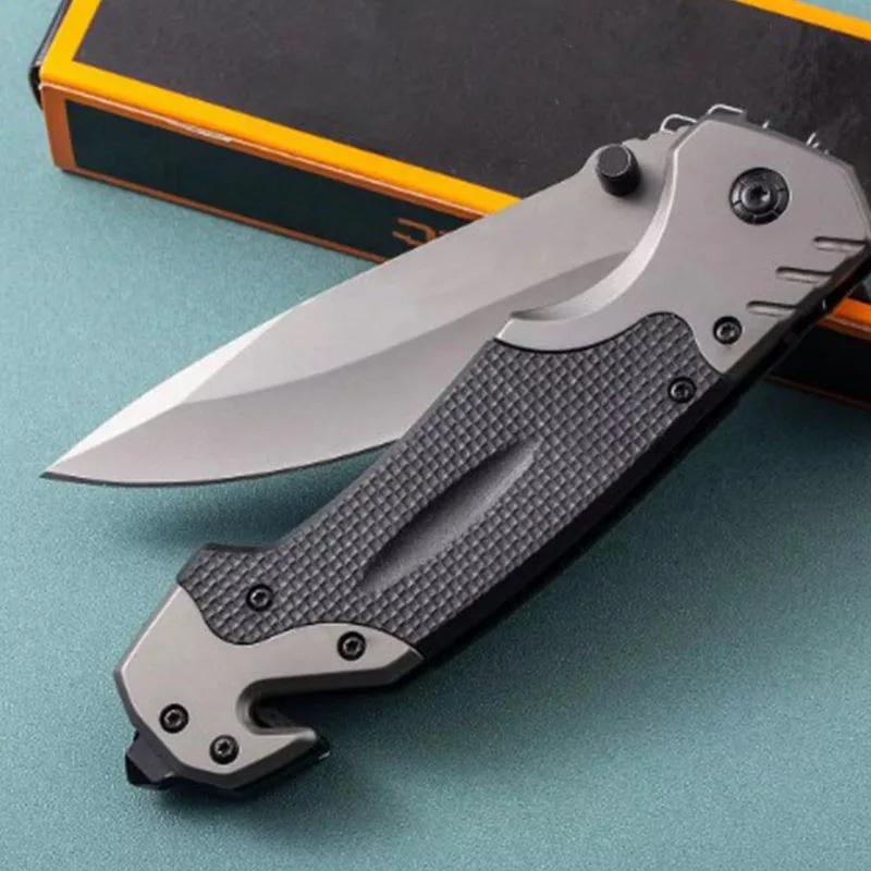 High hardness portable folding knife pocket EDC multifunctional outdoor tactical camping survival knife hunting tool knife