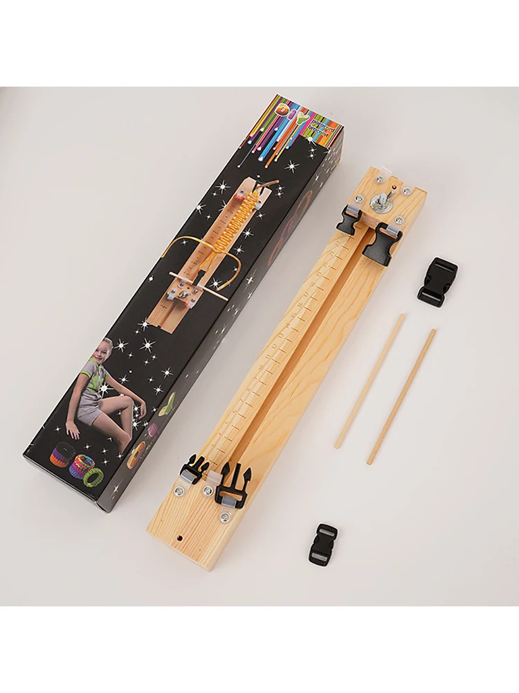 Fabricant de bracelets, cadre en bois, longueur réglable, tissage, bricolage, outil artisanal, gabarit, Kit de bracelets paracorde pour débutants, 1 pièce