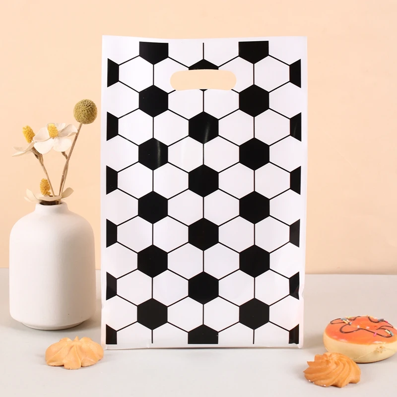 10/20/50 Stück Fußball-Geschenktüten aus Kunststoff, Fußball-Süßigkeitstüten, Fußball-Party-Geschenktüten für Team-Kinder, Sport-Thema, Geburtstagszubehör – Detail 14