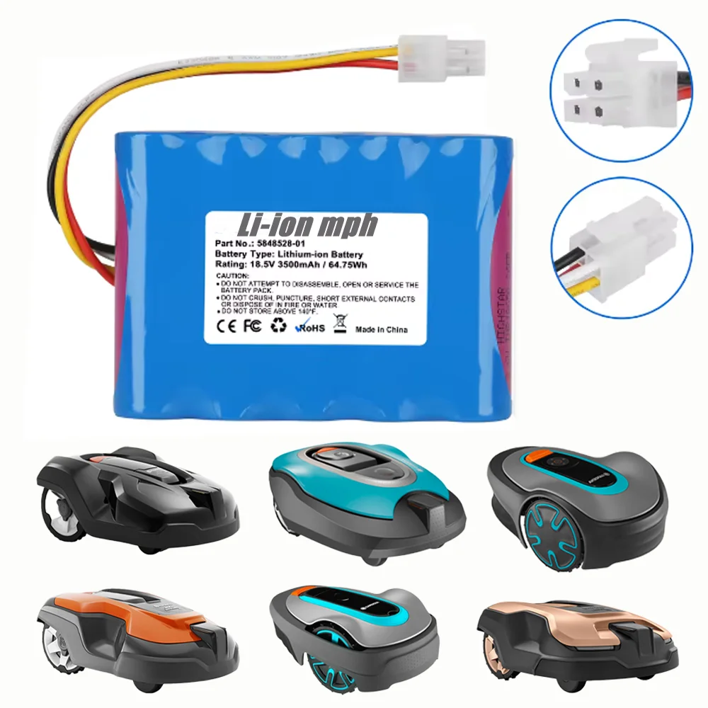 

18.5V 3500mAh Li-ion Battery Replacement Battery Compatible with Husqvarna Automower 310,315,315X Replacement for 5848228-01