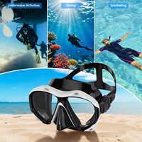Large Frame Swimming Goggles For Adults High Quality Panoramic Antifog Swim Glasses Waterproof HD Swim Eyewear Swim Equipment