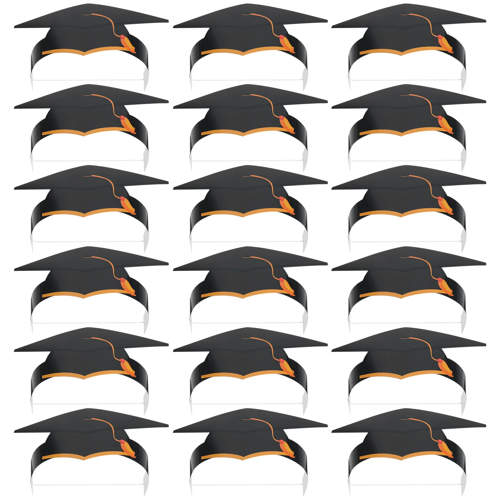 

36Pcs Paper Graduation Hats DIY Grad Caps Classic Graduation Party Supplies Bulk Decoration Favor Grad Hats Hat