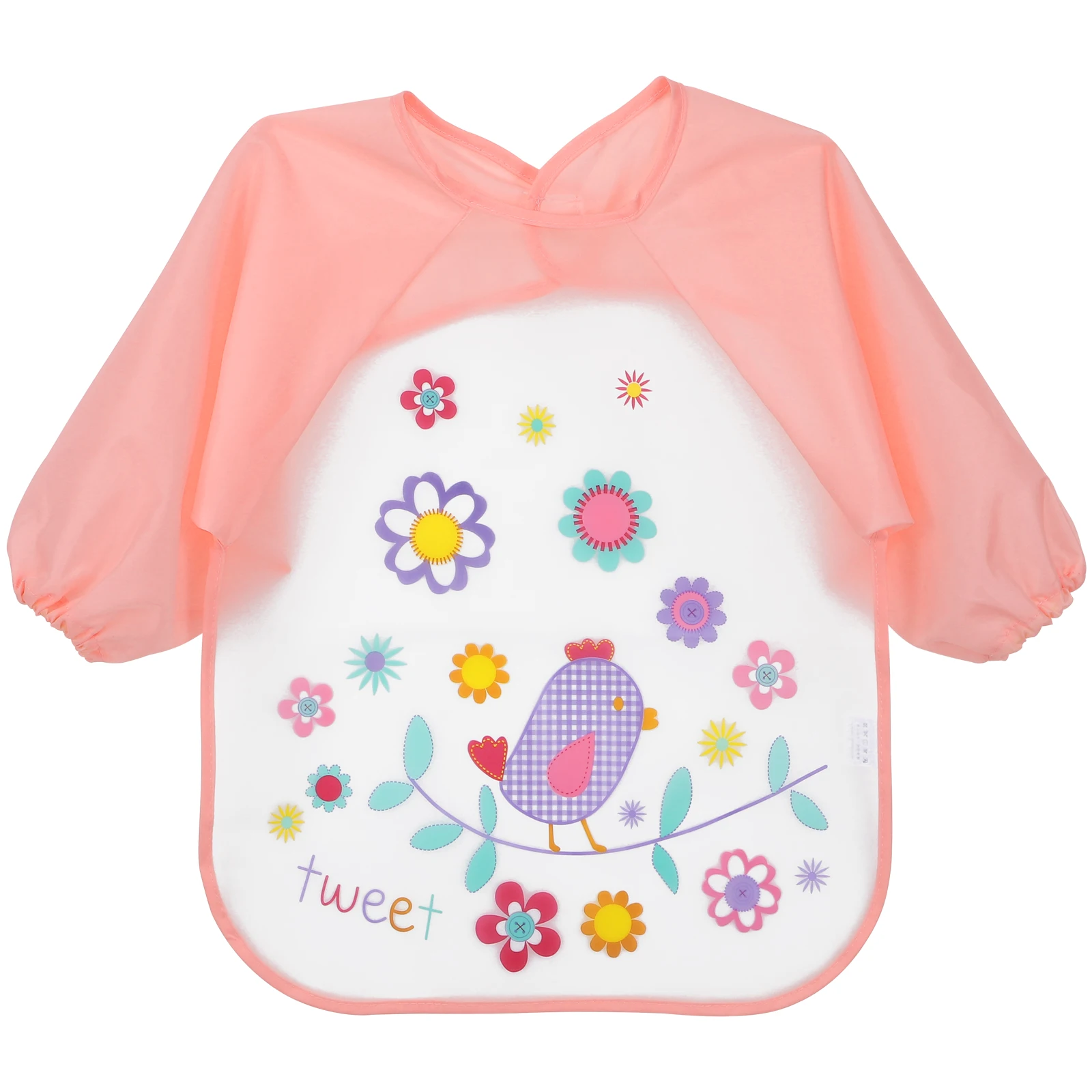 Kids Art Smock Apron Princess Aprons for Little Girls Children Waterproof Painting Sleeved Pink Waterproof for Children Kitchen