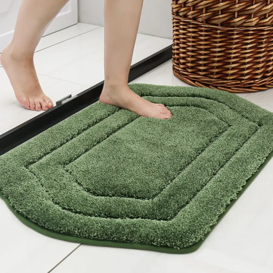 

Extra Thick Bath Rugs for Bathroom AntiSlip Bath Linen Set Mats Soft Plush Yarn Shaggy 100 Strong Polyester Living Room Bedroom