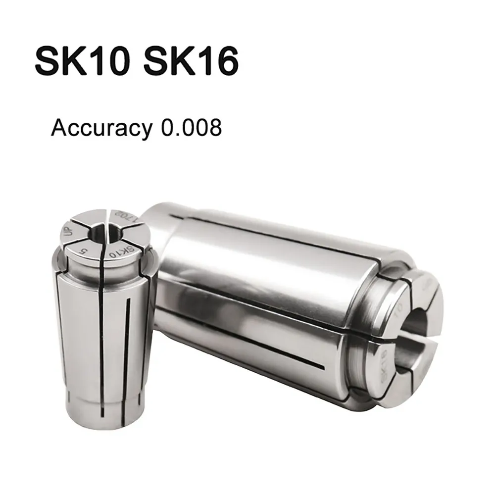 Spring Steel Collet Chuck SK10 SK16  Accuracy 0.008mm Mill Cutter SK Holder CNC Machine Center Lathe Milling Clamping Tools