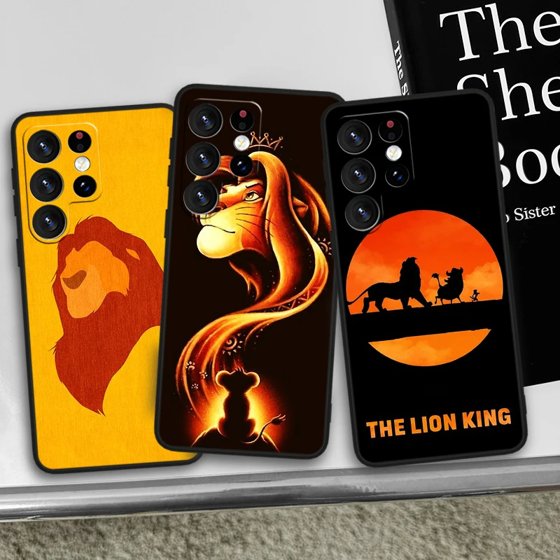 Чехол Simba The Lion King из ТПУ для Samsung Galaxy S24 S23 S22 S21 S20 FE S10e S10 S9 Ultra Plus, чехол для телефона