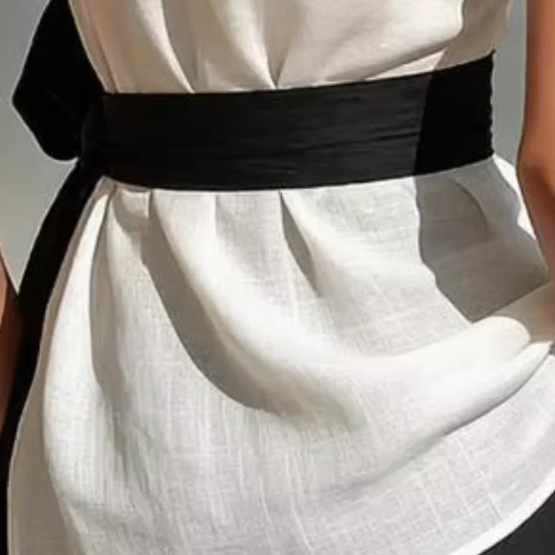 

Fashionable Women Casual Suit Breathable Casual Loose Fit Blazer And Pants for Home Party Office Vacation Daily Wear
