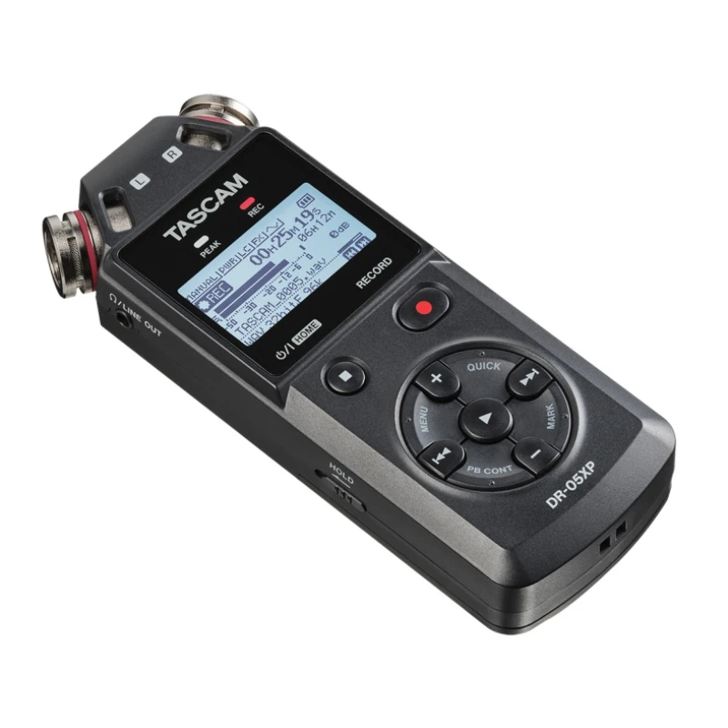 TASCAM DR05XP DR-05XP 2-канальный 32-битный поплавковый портативный портативный рекордер с интерфейсом USB-C для музыки, встреч, диктанций
