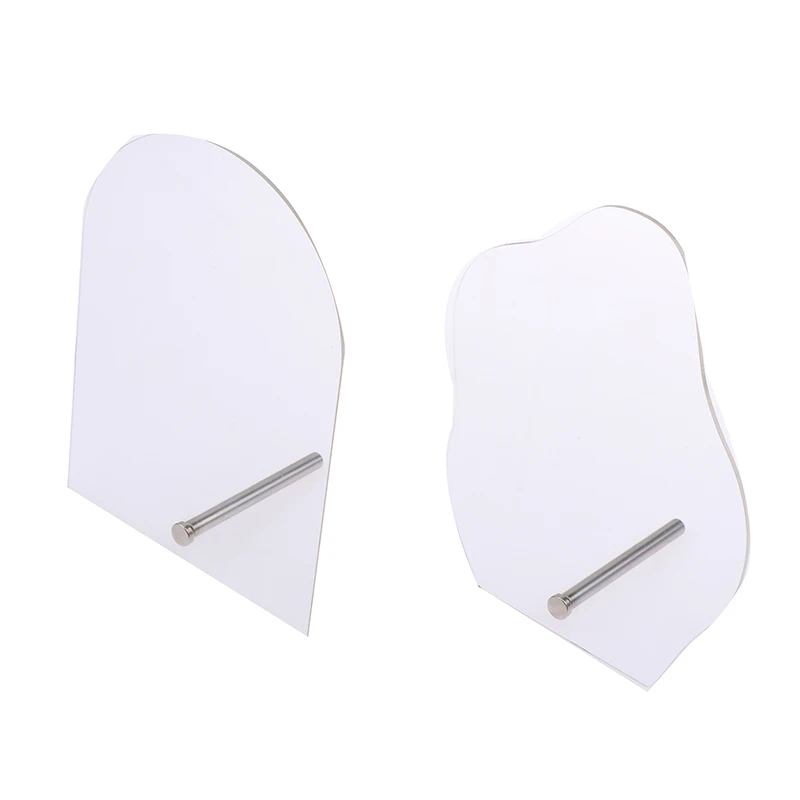 Irregular Acrylic Transparent Matte Manicure Tool False Nails Holder Showing Stand Color Card Nail Art Display Board