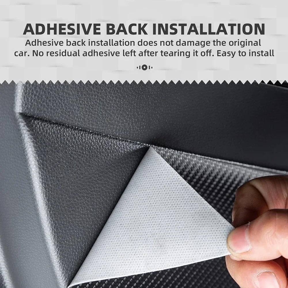 Leather Carbon Mat Door Anti-kick Pad For Hyundai Tucson TL 2015 2016 2017 2018 2019 2020 LHD RHD Car Interior Trim Accessories - view 6
