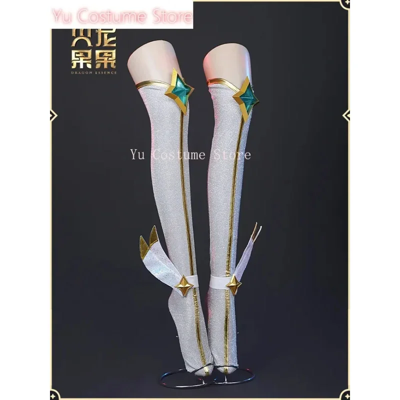 أزياء يو LOL برستيج ستار جارديان سيندرا التأثيرية أزياء حفلات الرسوم المتحركة أزياء الهالوين للعب الأدوار مجموعة كاملة 5؛ c، 8'z،6.