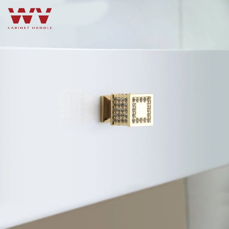 

YM Crystal Kitchen Cabinet Storage Drawer Handles Closet Dressers Luxury Wardrobe Door Knobs Diamond Knobs Decor Furniture