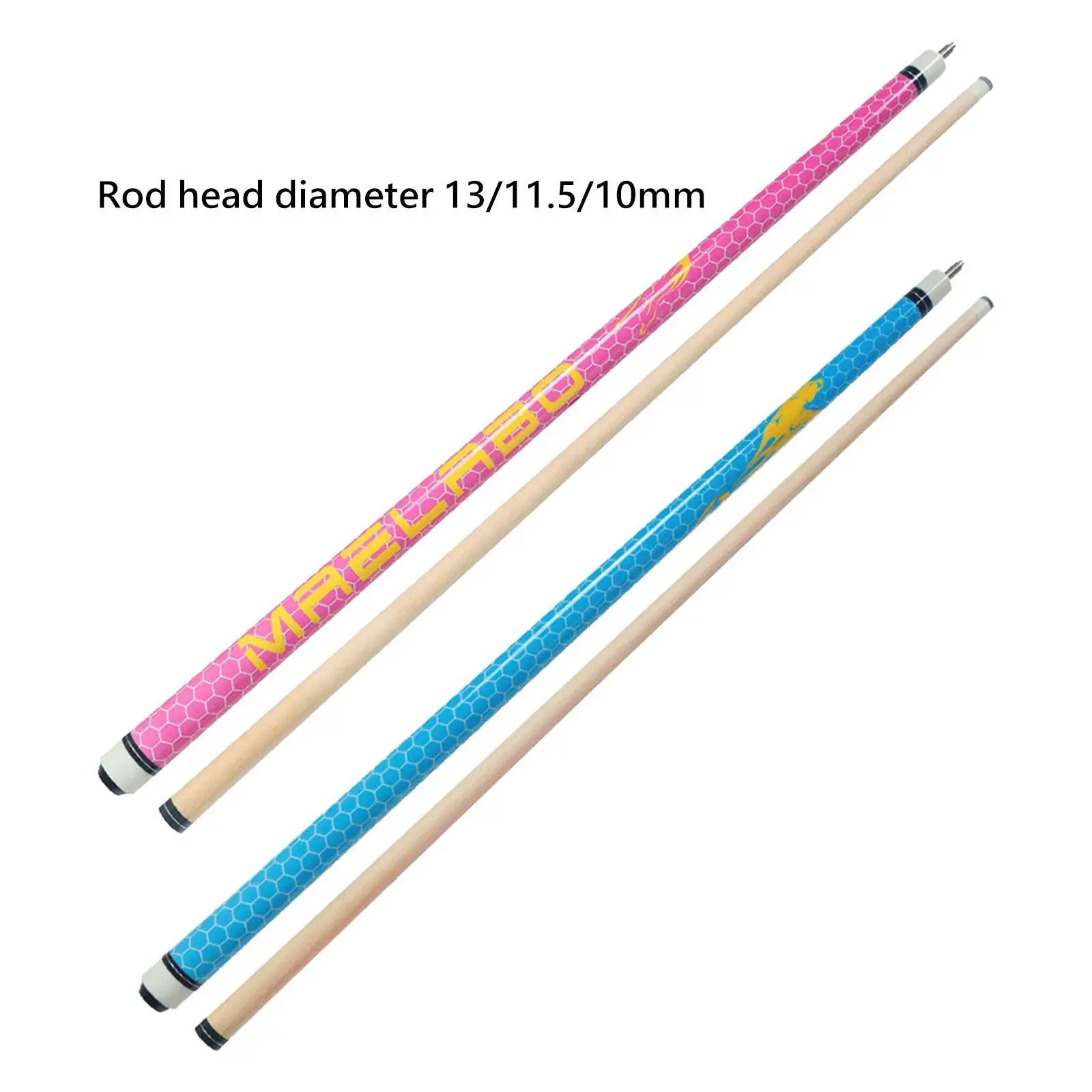 

Portable Professional 57" Snooker Pool /2 Split Pool Table Sports Pool Cue Stick Adult Pool Cue