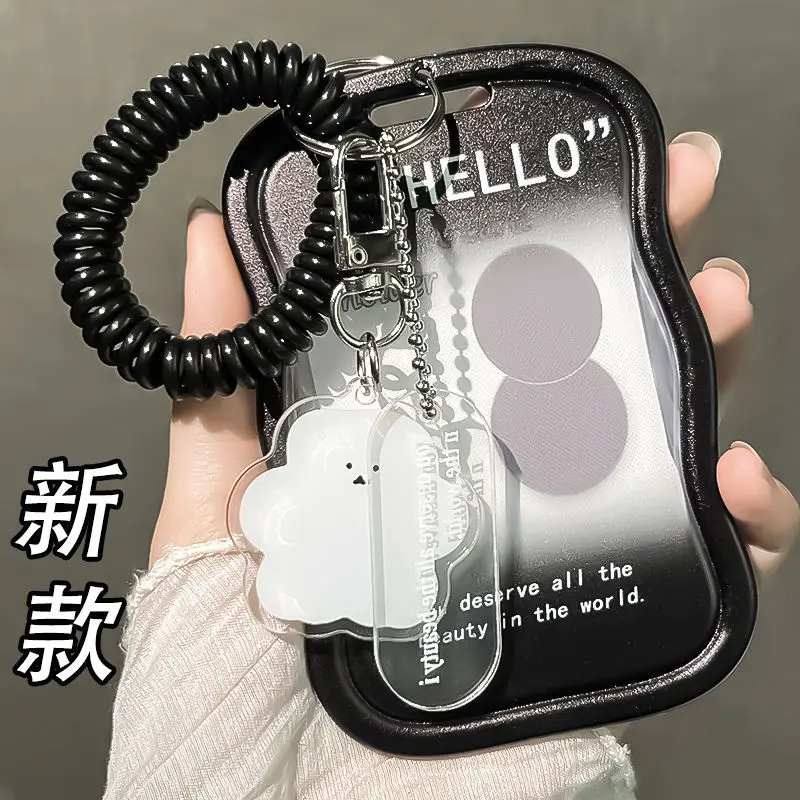 Creative Cute Card Holder Badge Credit Card Holders Badge Credit Bank ID Name Business Working Holders Keychain Bus Card Cover