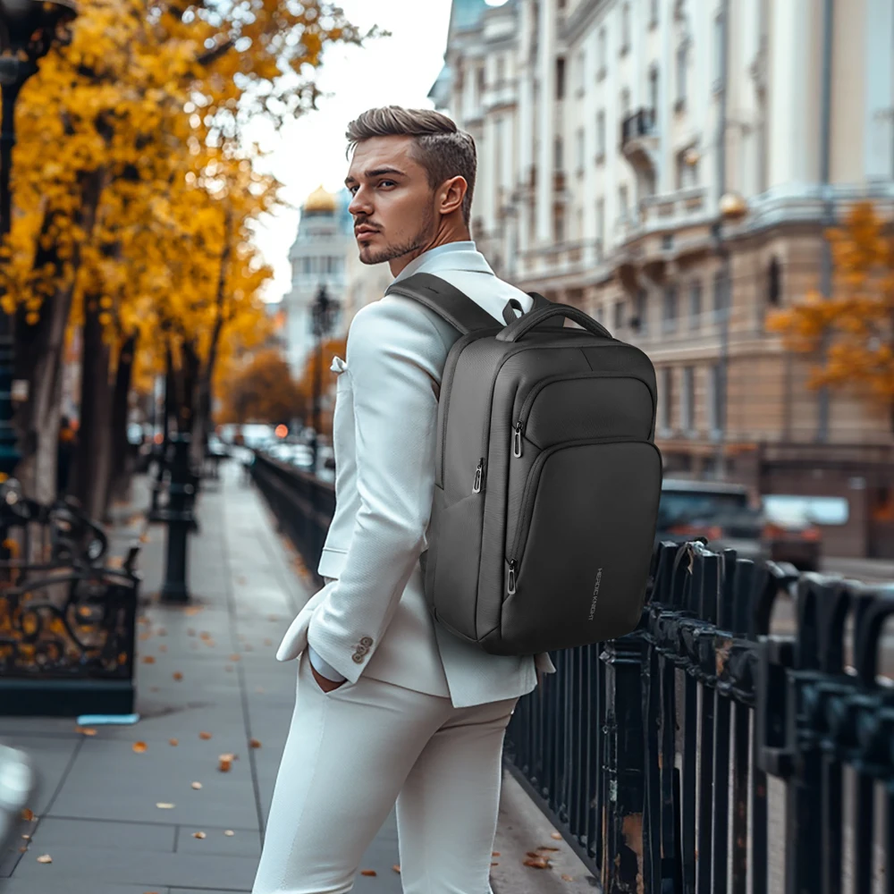 영웅적인 기사 비즈니스 방수 백팩 다기능 USB 남성용 17인치 노트북 백팩 옥스포드 대용량 여행 백팩