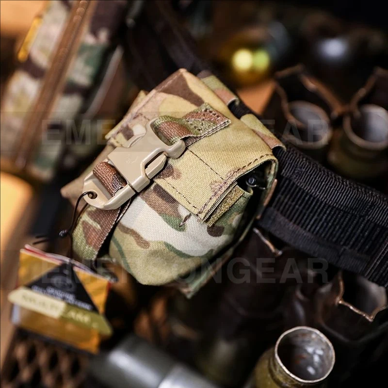 Emersongear-LBT Style Single Frag Grenade Pouch, Airsoft Combat Molle, EM6369