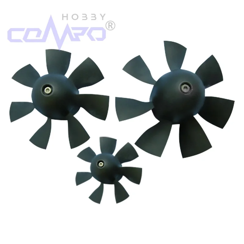 1Pc RC Plane Model Accessories 51mm /64mm/76mm/89mm/102mm/114mm/127mm 7 Leaf Ducted Fan Blades No Include Airduct Without D/F