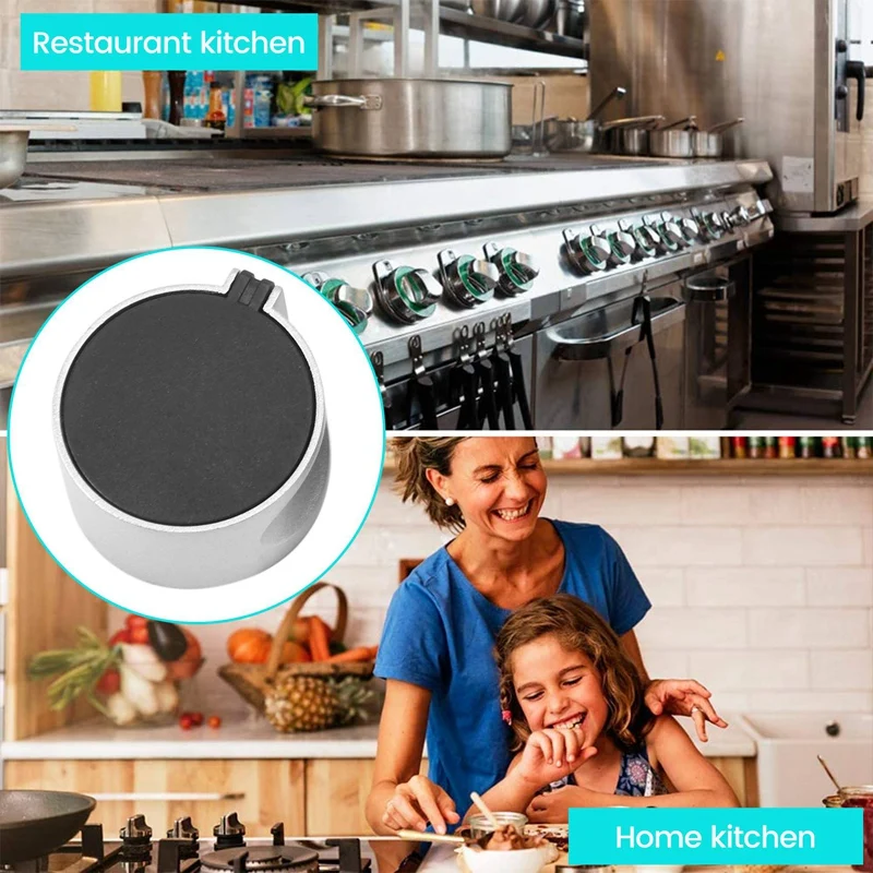 【Must-Haves】6 ชิ้นลูกบิดเตาเปลี่ยน 8 มม.D เพลาควบคุมสวิทช์ลูกบิดสําหรับหม้อหุงข้าวเตาอบแก๊ส Hob สวิทช์อะแดปเตอร์