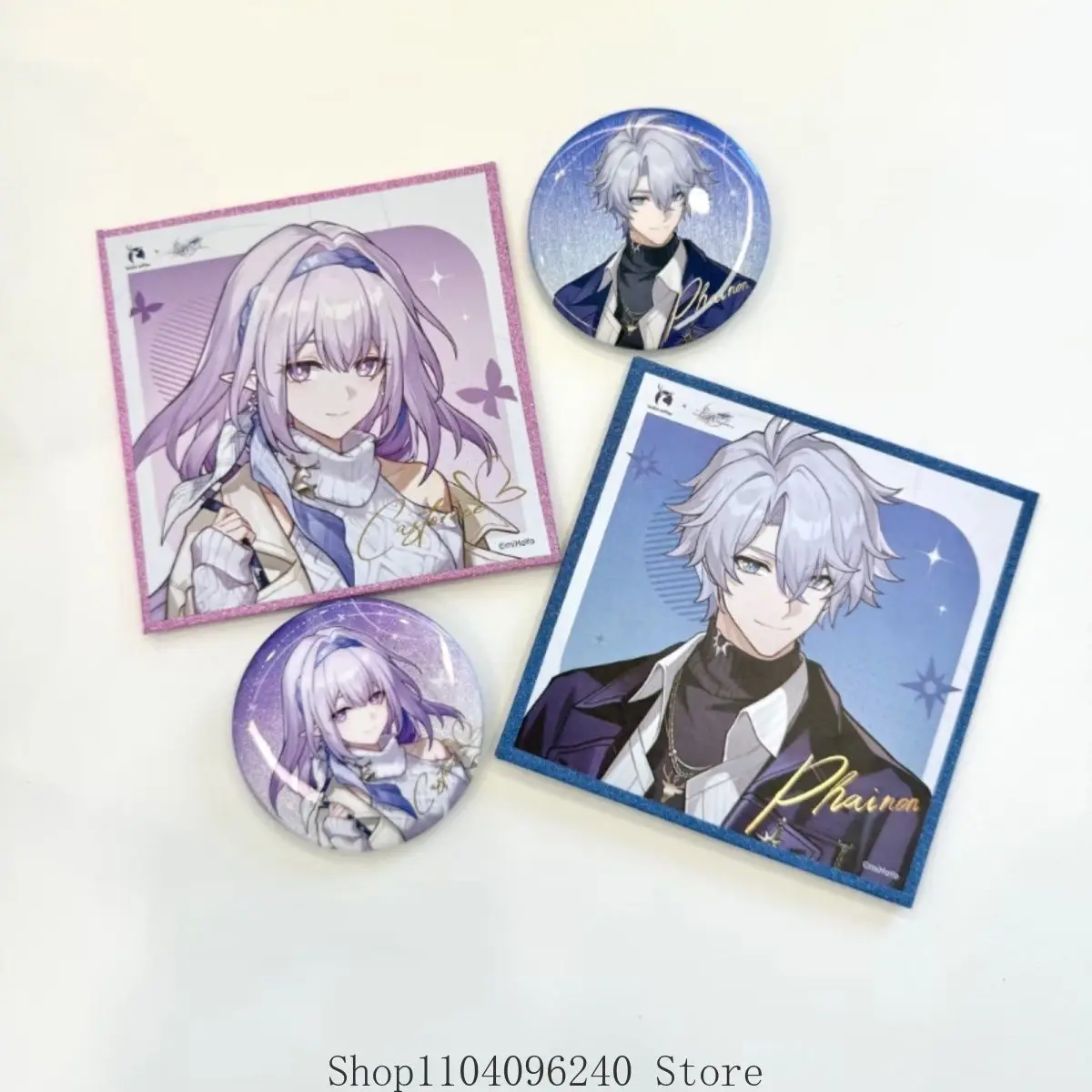 هونكاي: ستار السكك الحديدية الخروع Phainon أنيمي أكواب القهوة تغيير لون فنجان شاي أكواب الحليب الاكريليك حامل اللون ورقة المفاتيح شارة