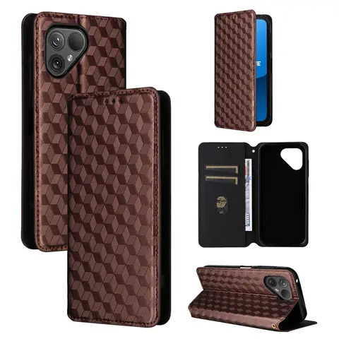 For Fairphone 5 Leather Flip Wallet PU Fall Prevention Shell For Fairphone 5 Cases 3D Glitter Magnetic Phone Cover