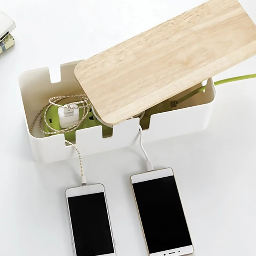 

1pc Cable Management Plug Arrangement Socket Organizer Storage Case For Cords Adapters Power Strips Charging Cable