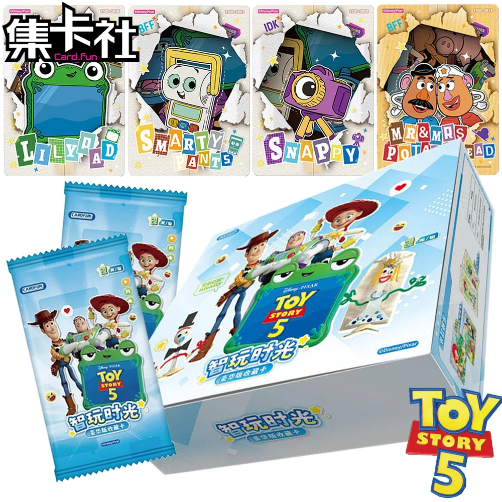 New Genuine Card.fun Toy Story 5 Disney Pixar Collection Card Boys Girls Cherish Birthday Party Gifts Comedy Animation Card Toys