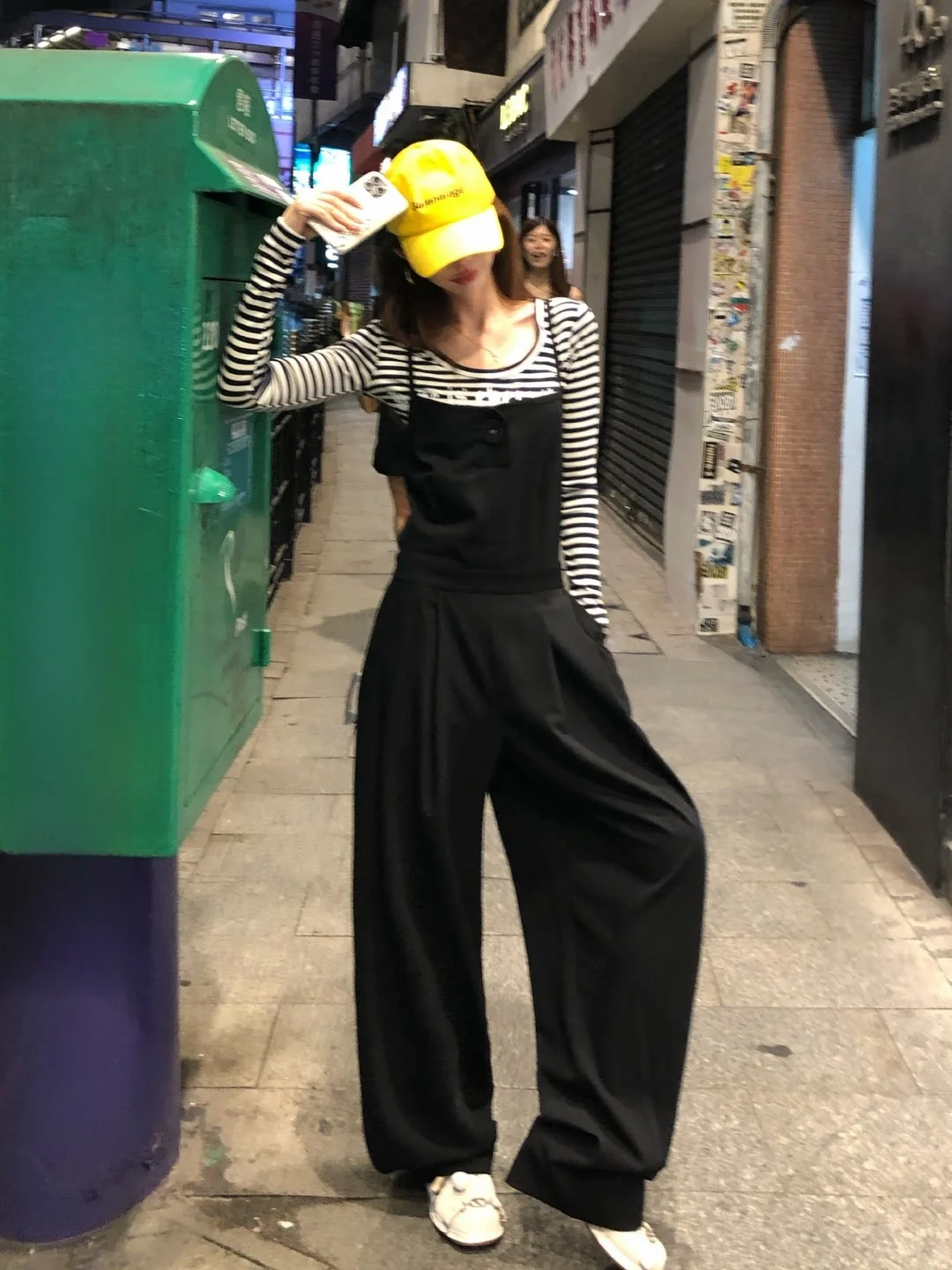 

Ele High Waist Wide Leg Jumpsuit Li Wan Jun Autumn Winter New Sle Anti Aging Casual Slimming Drapey Floor Length