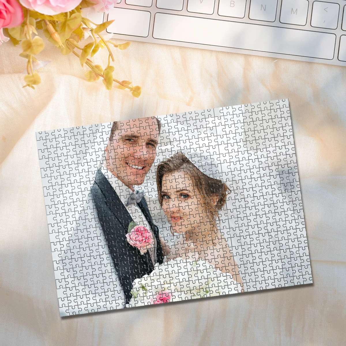 35/150/300/500/1000 قطعة شخصية مخصصة صور لغز صور الزفاف بازل قطع مخصص لتقوم بها بنفسك شخصية صور الألغاز