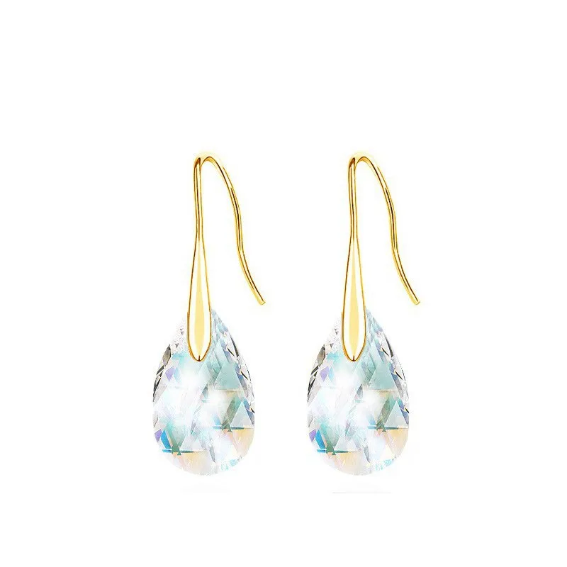 quality crystal tear water dropshipping Earring fashion Jewelry charm girl lover accessories birthday gifts wedding summer beach