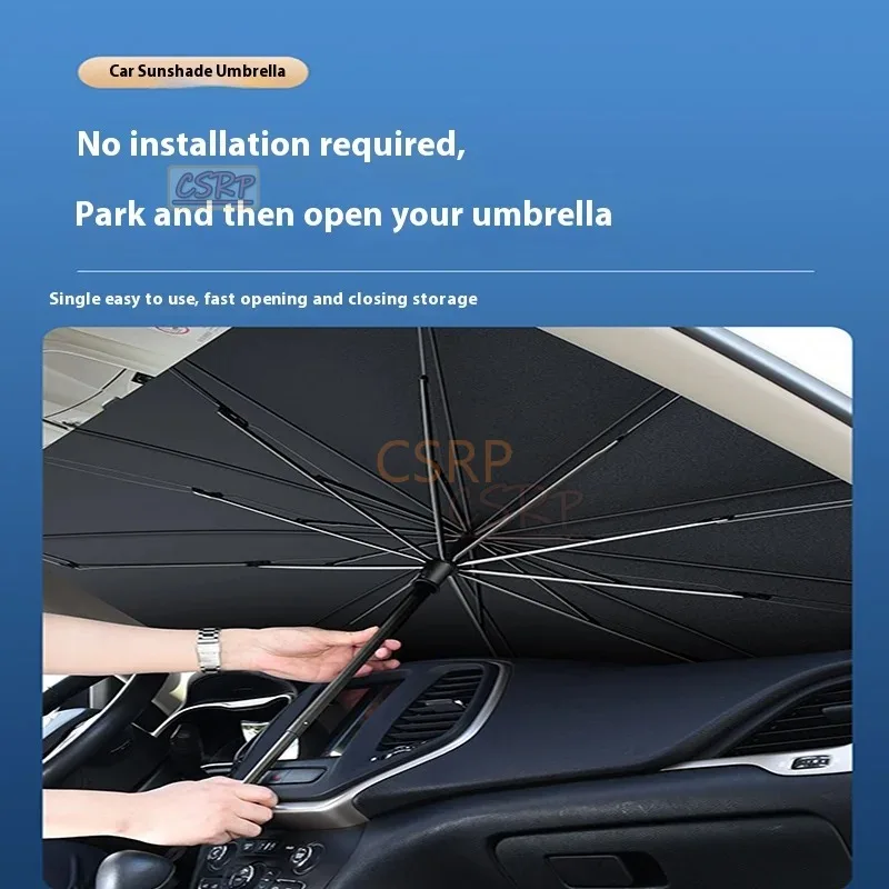 Car Sunshade Windshield Umbrella For Mercedes Benz  AMG A B C E S G Class GLC CLE CLA GLB GLS A C E S G Class Car Front SunShade