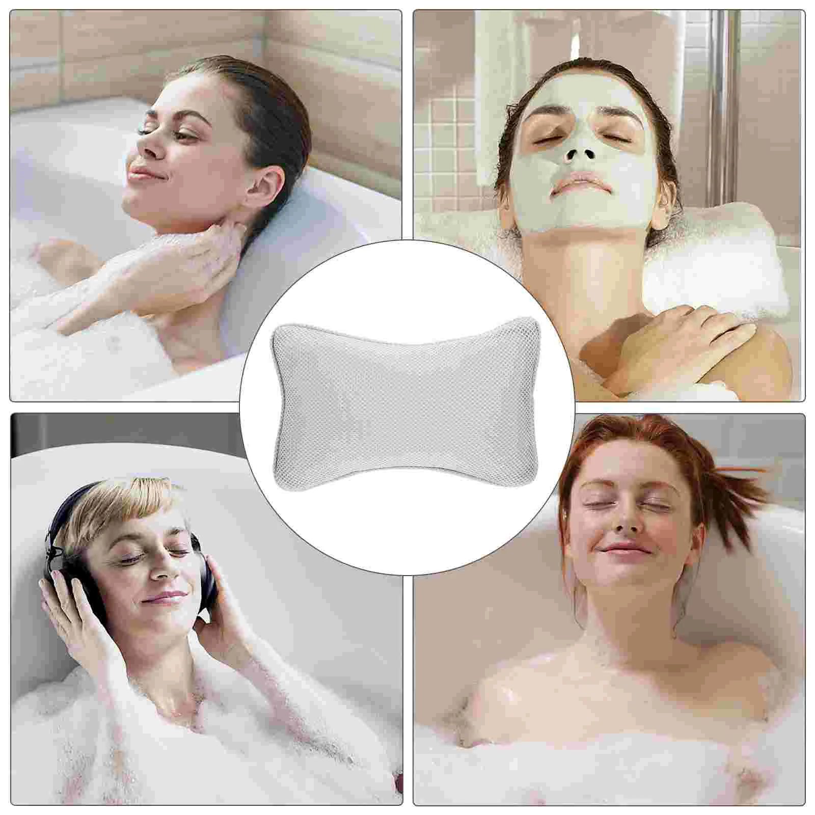 Travel Neck Pillows for Adults Airplane Suction Cup Toys Outdoor Bath Straight Back Tub Baby