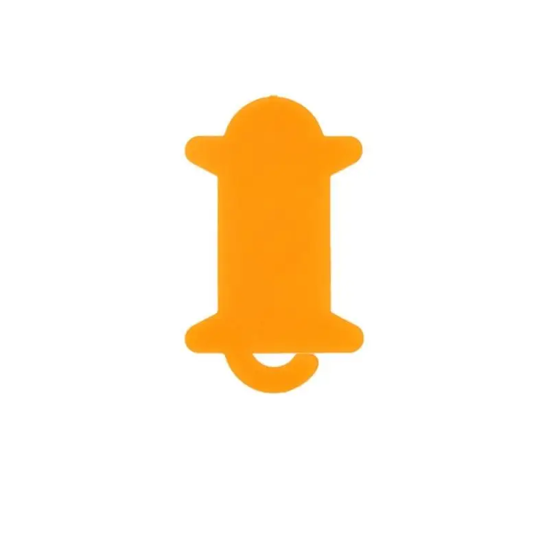 Solid Polymer Line Winding Board Multiple Tones For Household Task Organization D2RD