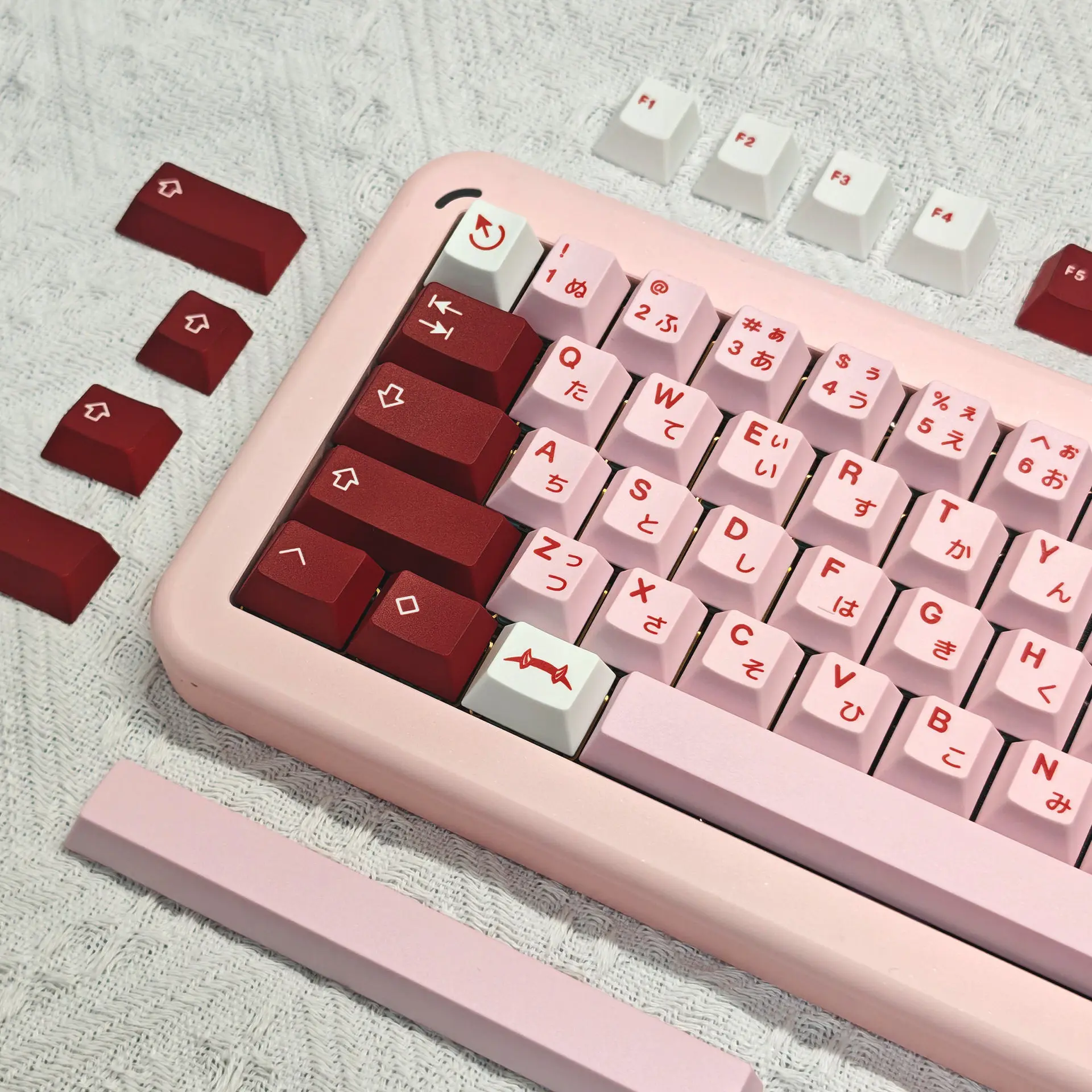 Darling keycap original side engraved light-transmitting PBT five-sided thermal sublimation mechanical keyboard cap cross-border