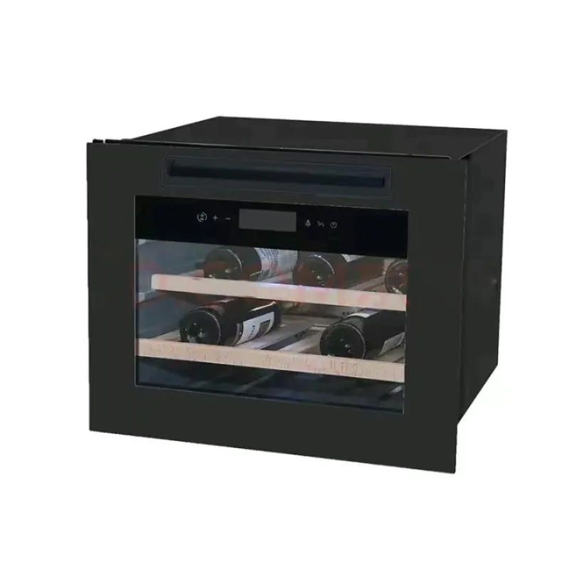 24 bottle compressor wine cooler/cooler countertop wine cellar with digital temperature display