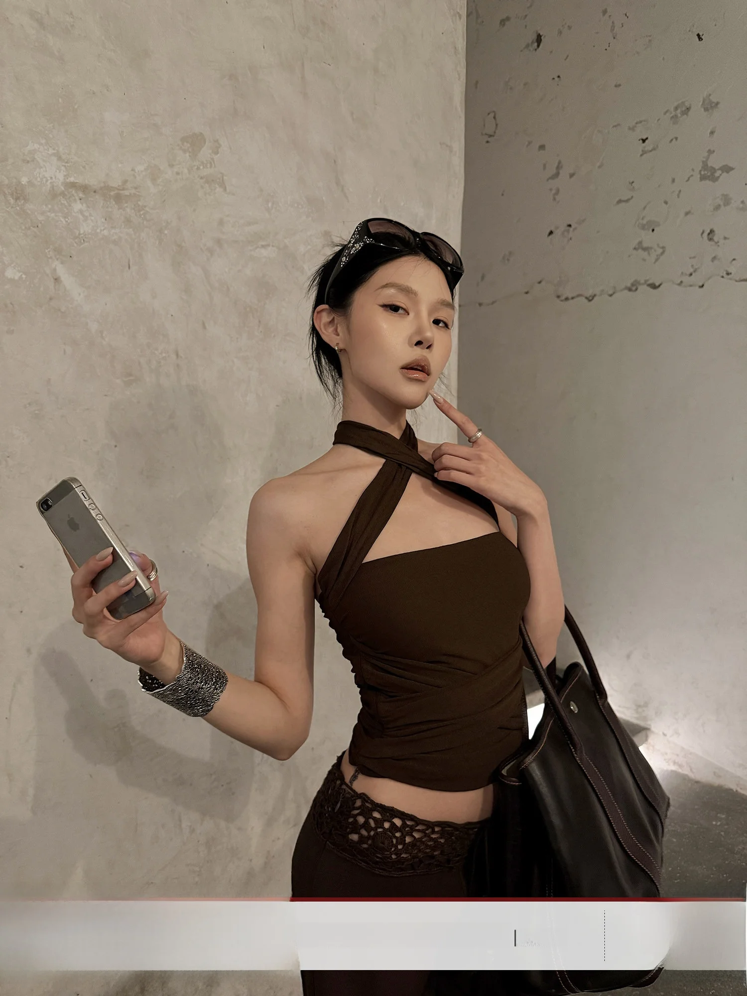 

Женский утягивающий топ-бандаж Hydrae Xing Intense с вырезом на шее и открытым животом, модный, в стиле Spicy Girl