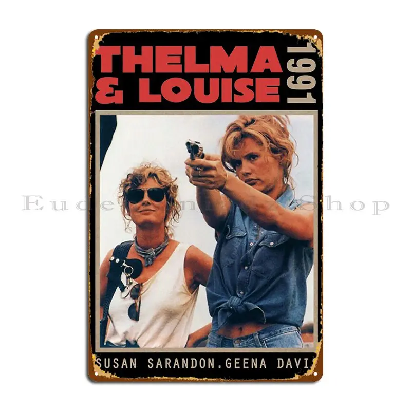 Thelma And Louise Metal Signs Garage Living Room Rusty personalized Cave Tin Sign Poster