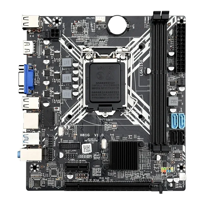 New Arrivals Cheap H81G Motherboards with DDR3 16GB USB and SATA 3.0 Motherboard