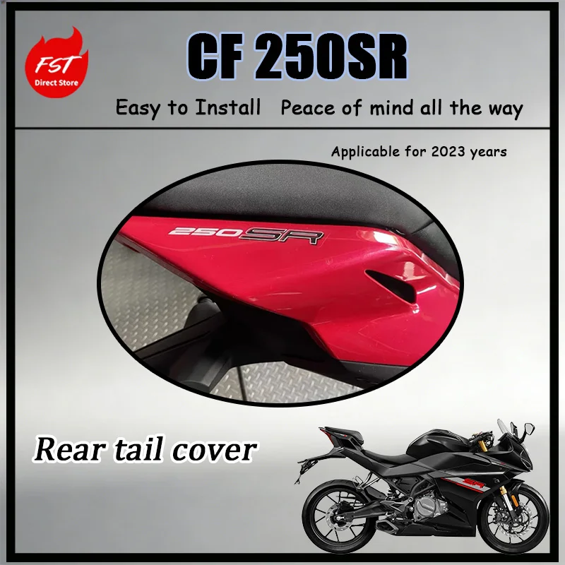 

FOR 2023 CF250SR Motorcycle Rear Tail Cowl High-Impact ABS Fairing Wing Accessory - Durable Resistant Motorcycle Part