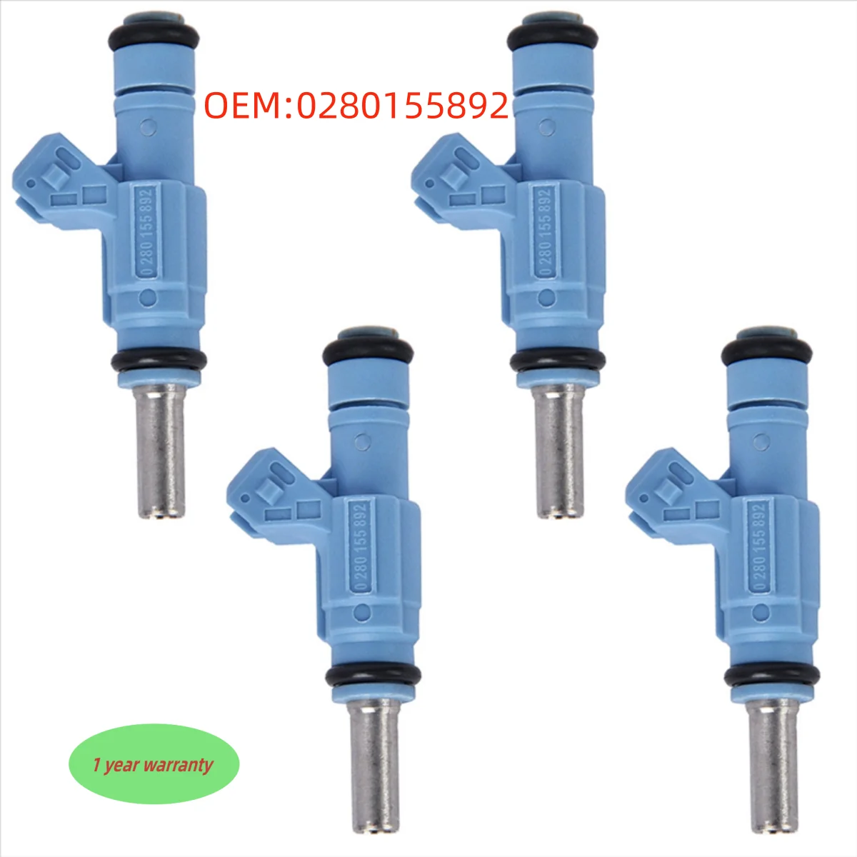 

4pcs Fuel Injector 0280155892 12604004102 06A906031J For 2000-2002 Audi TT Quattro 1.5l 62529, 62-529, FJ1021 12604004102