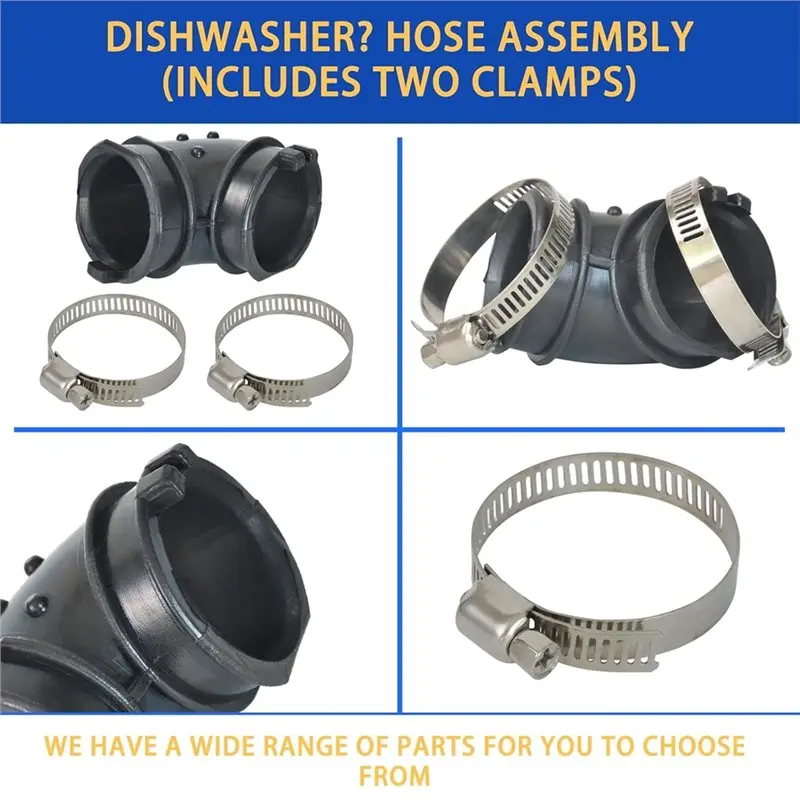 N98R Dishwasher Replacement Parts Elbow Hose For Whirlpool W10445975 AP5618621 2312026 PS3651318 Circulation Pump - view 3