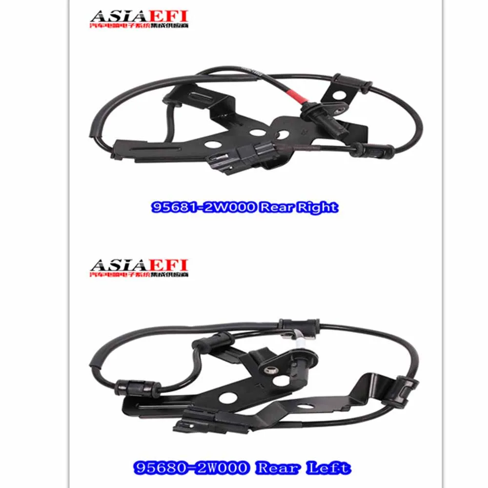 

Высокое качество 95681-2W000 95680-2W000 задний правый или задний левый датчик скорости колеса ABS для Hyundai Santa IX45