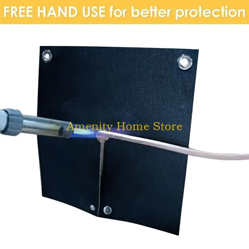 

Сварочное одеяло F26C, термостойкое до 1800°F, мат для припоя из углеродного войлока для сантехников