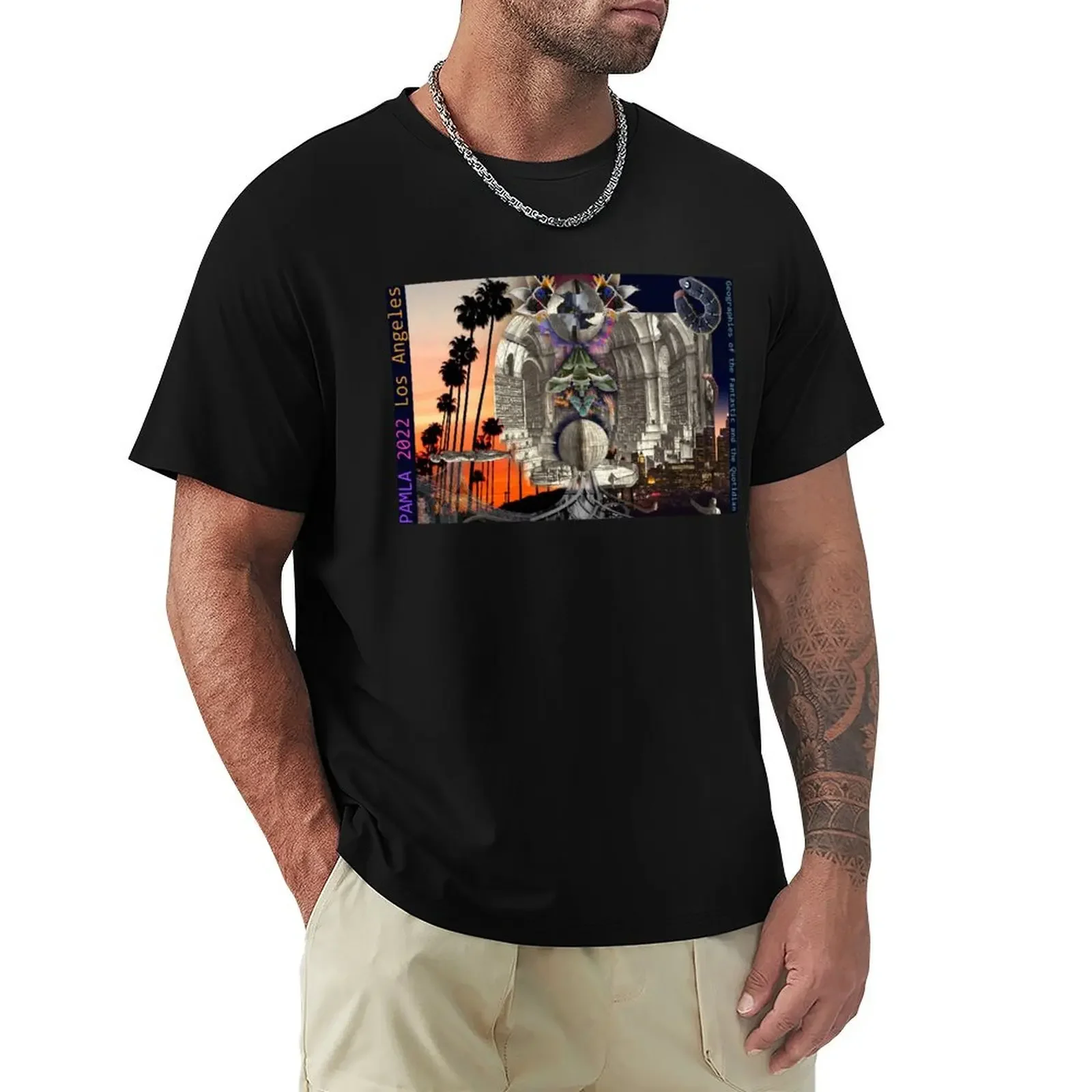 PAMLA 2022: The Library of Los Angeles T-Shirt baggy shirts graphic shirts shirts graphic tee summer top anime men