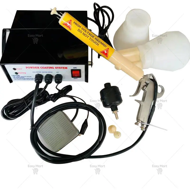 PC03-5 Portable Powder Coating System, 5 Adjustable Levels, Electric Powder Spray  Kit for DIY Home Automotive Industrial Use