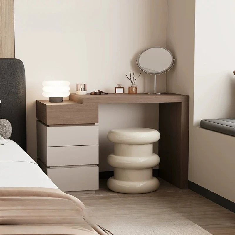 Three bucket dresser simple bedroom bedside chest bedside table integrated retractable small makeup table