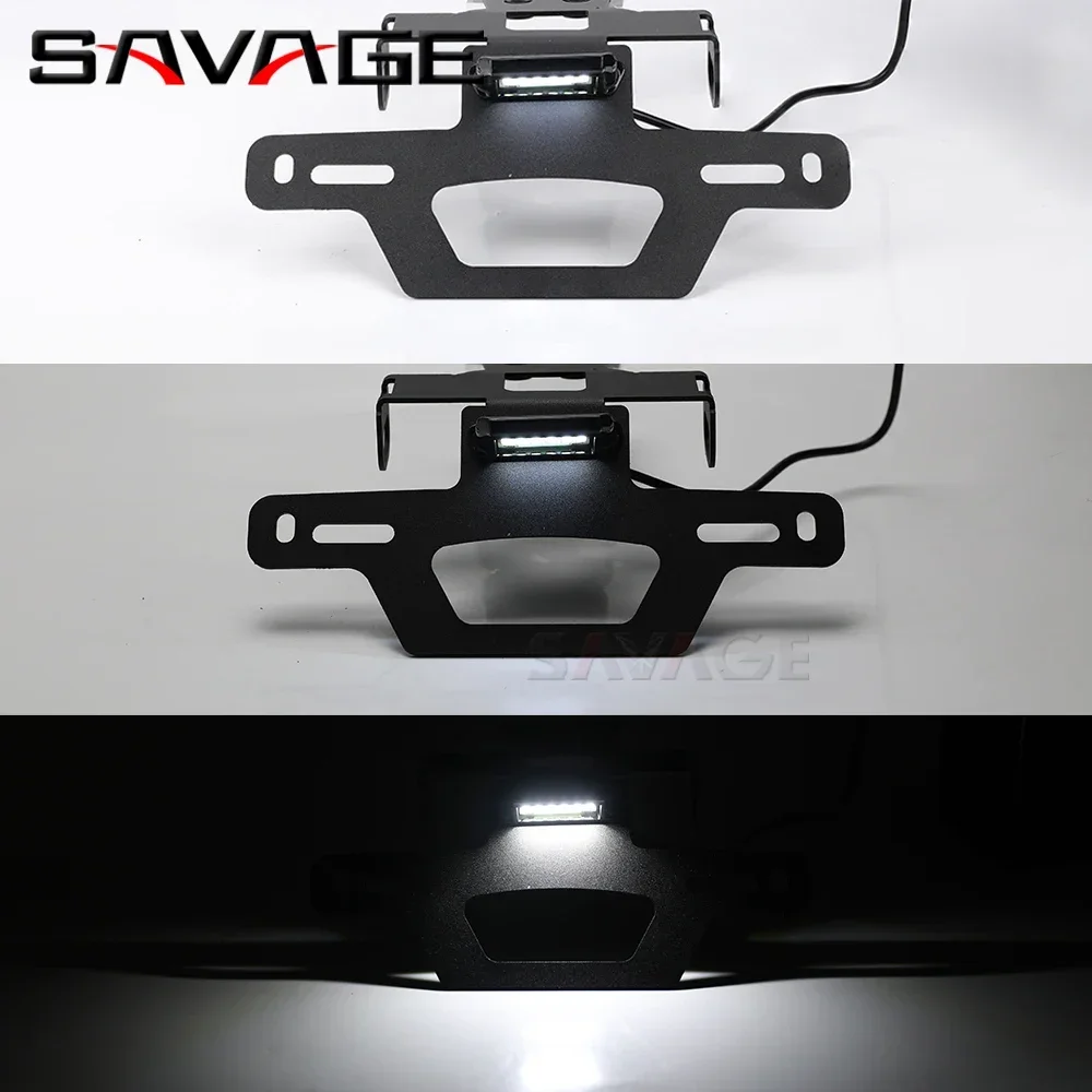 For HONDA CB500F CBR500R License Plate Holder LED Light 2019-2024 CBR 500R CB 500F Tail Tidy Fender Eliminator Frame Bracket