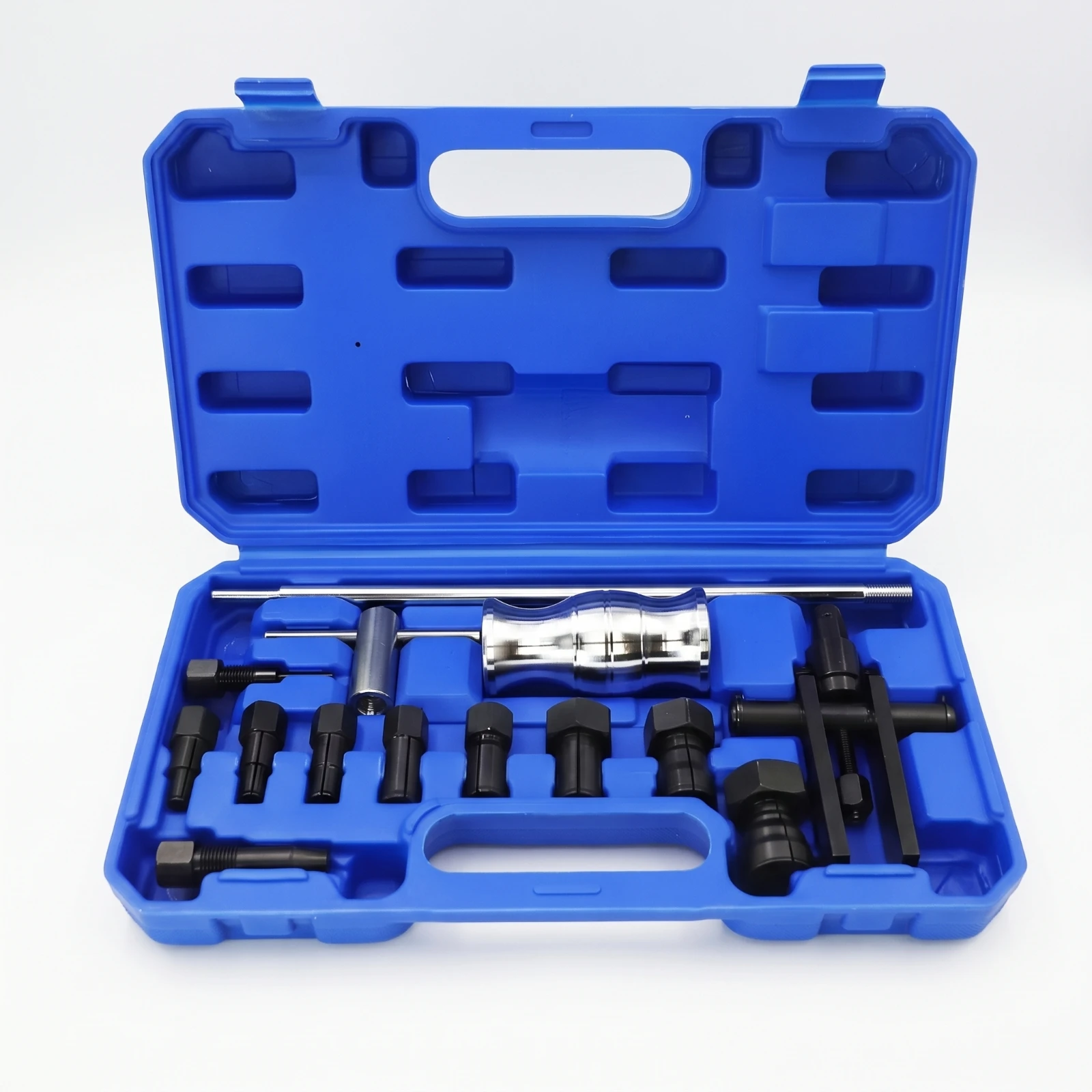 Bearing Puller Set with Slide Hammer Multi-Functional Bearing Removal Tool Kit Slide Hammer Puller Set Compact Reliable